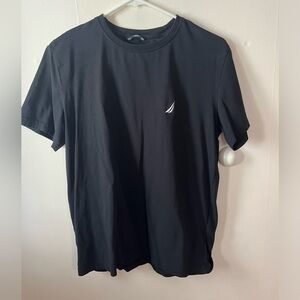 Nautica Performance Tee Shirt Black Small Logo
